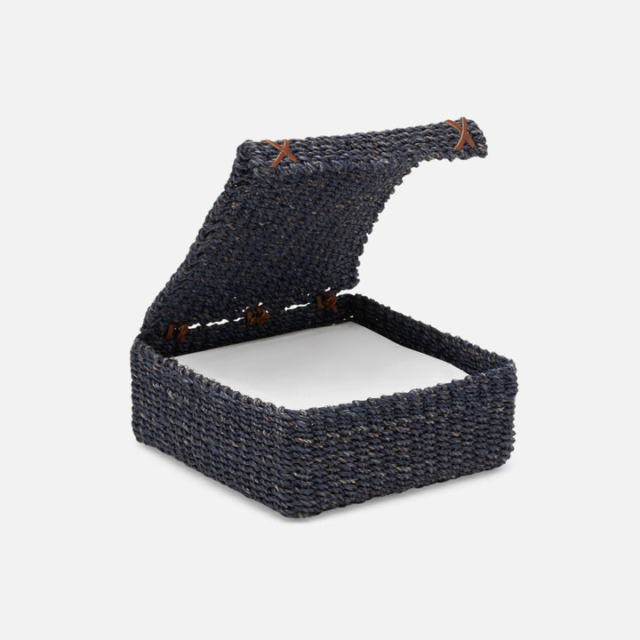 Voru Navy Cocktail Napkin Holder Abaca Fiber Pack/2