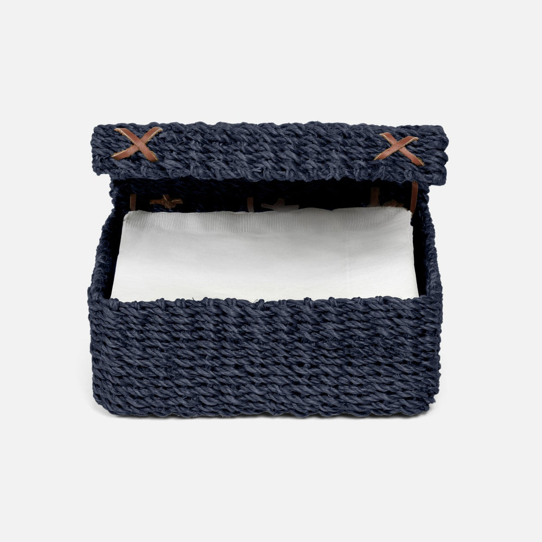 Voru Navy Buffet Napkin Holder Abaca Fiber Pack/2