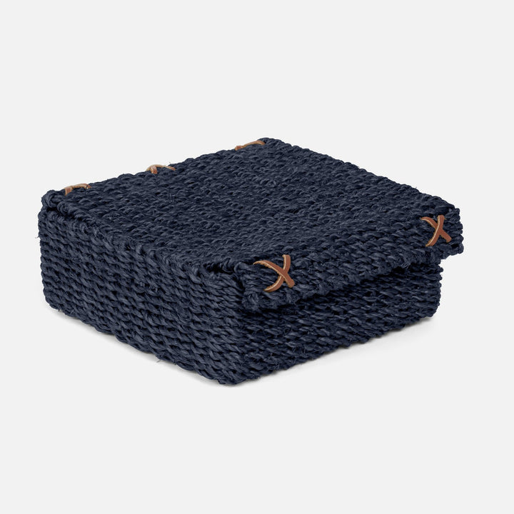 Voru Navy Buffet Napkin Holder Abaca Fiber Pack/2