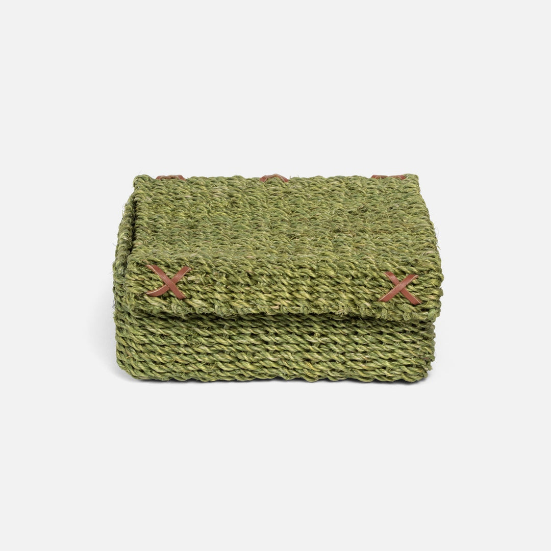 Voru Green Luncheon Napkin Holder Abaca Fiber Pack/2