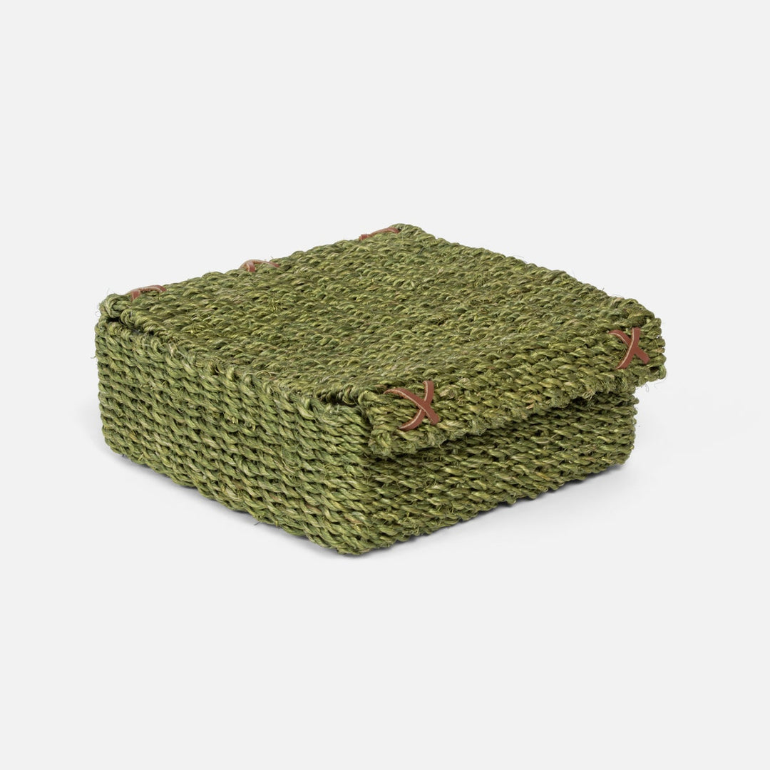 Voru Green Luncheon Napkin Holder Abaca Fiber Pack/2