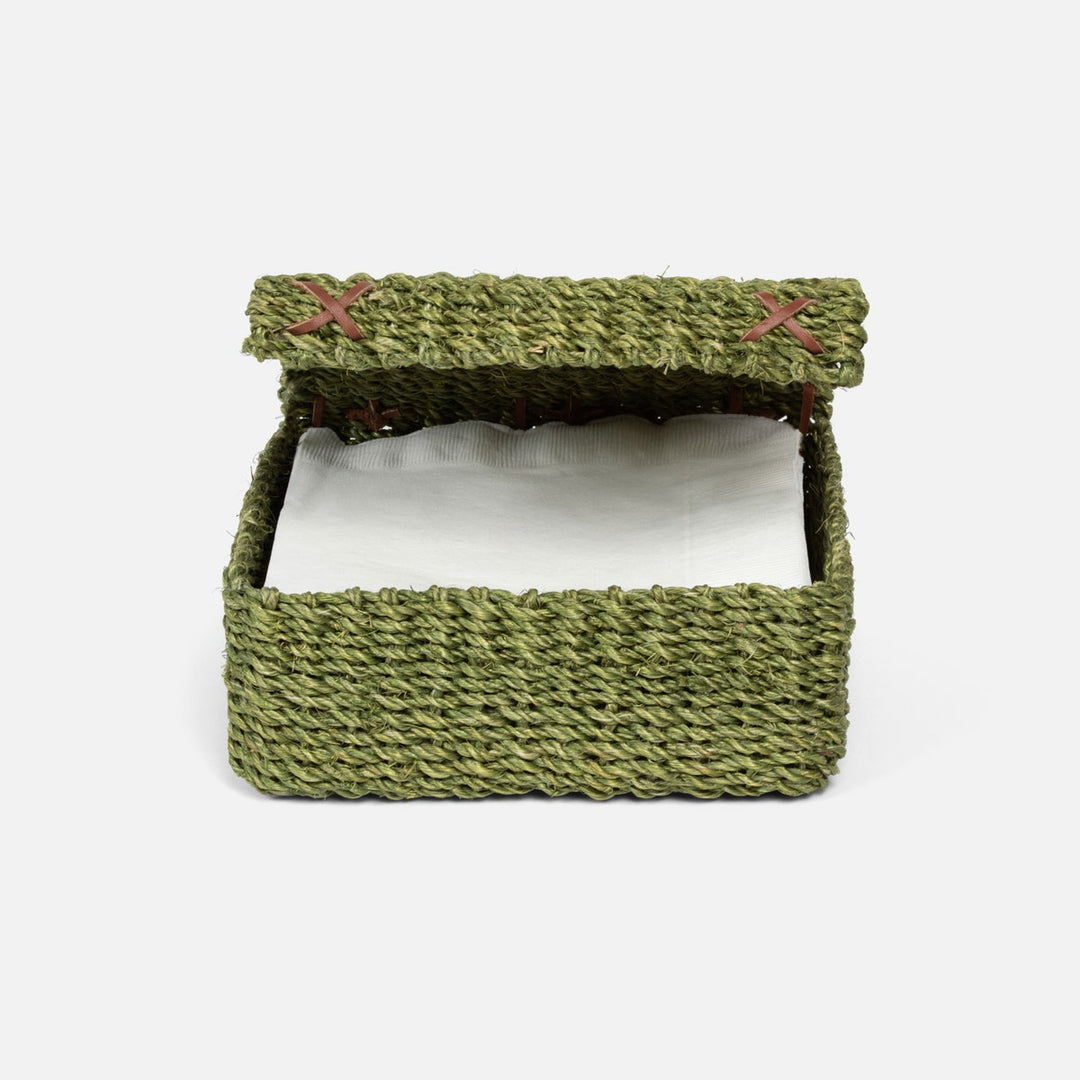 Voru Green Luncheon Napkin Holder Abaca Fiber Pack/2