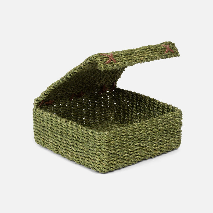 Voru Green Luncheon Napkin Holder Abaca Fiber Pack/2