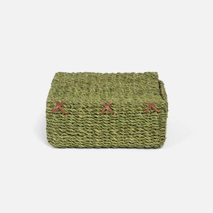 Voru Green Luncheon Napkin Holder Abaca Fiber Pack/2
