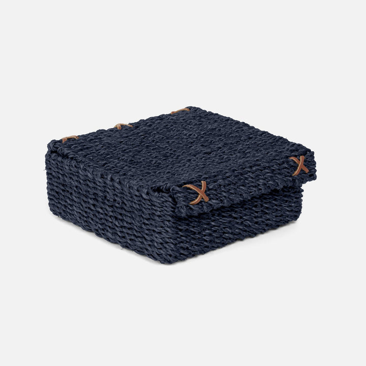 Voru Navy Luncheon Napkin Holder Abaca Fiber Pack/2