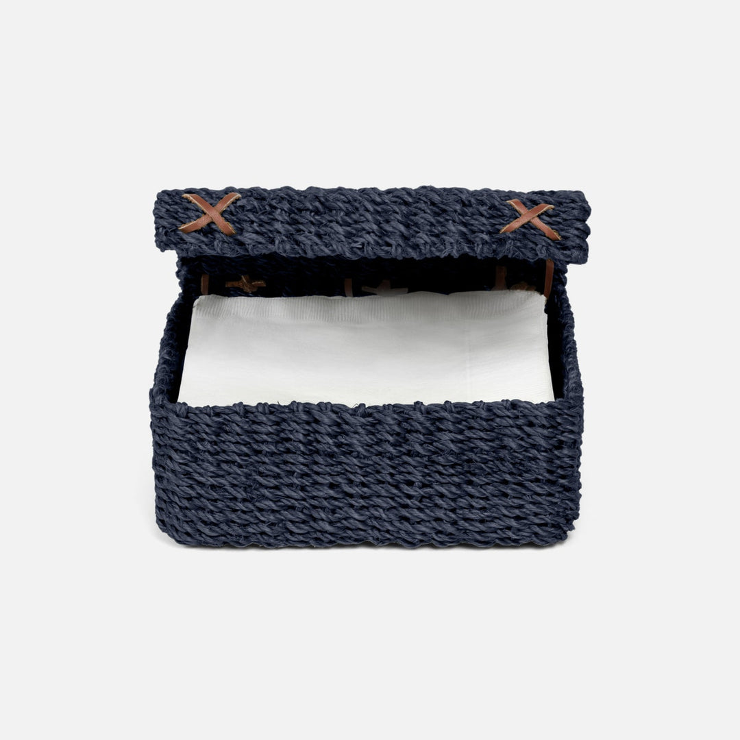 Voru Navy Luncheon Napkin Holder Abaca Fiber Pack/2