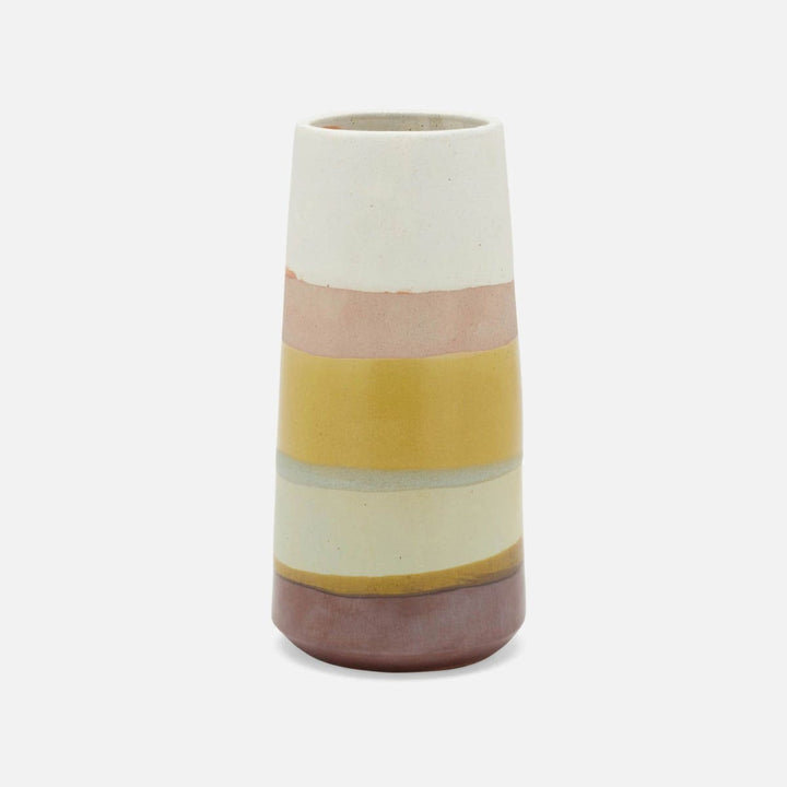 Priya Multi Colors Vase Stoneware Large Pack/2