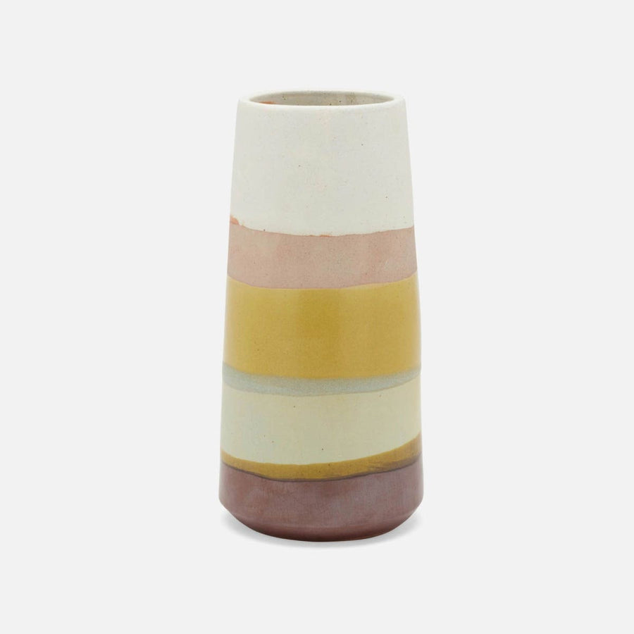 Priya Multi Colors Vase Stoneware Large Pack/2
