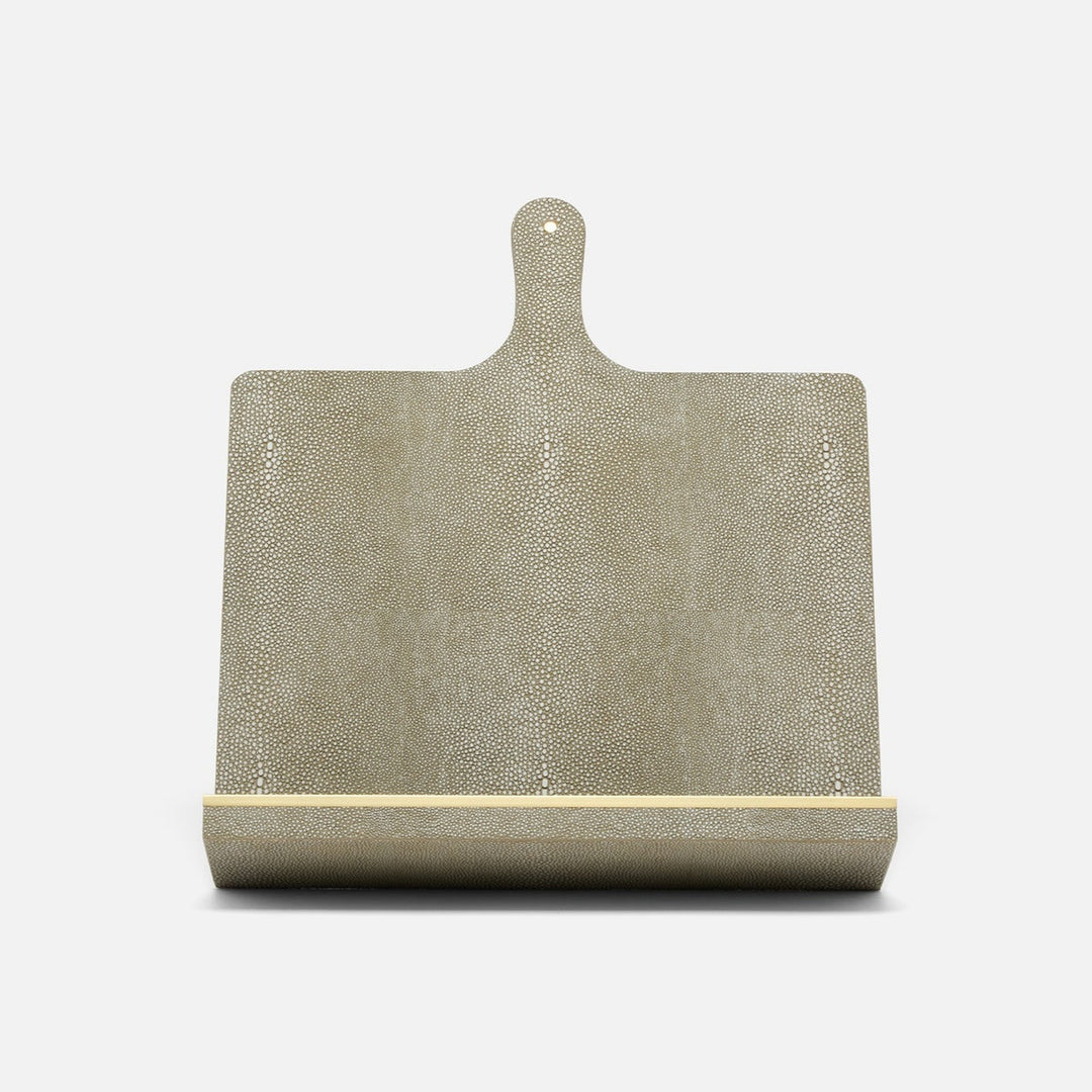 Alton Sand Recipe Stand W/ Handle Realistic Faux Shagreen