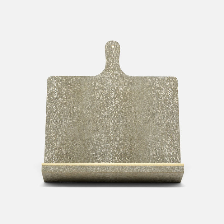 Alton Sand Recipe Stand W/ Handle Realistic Faux Shagreen