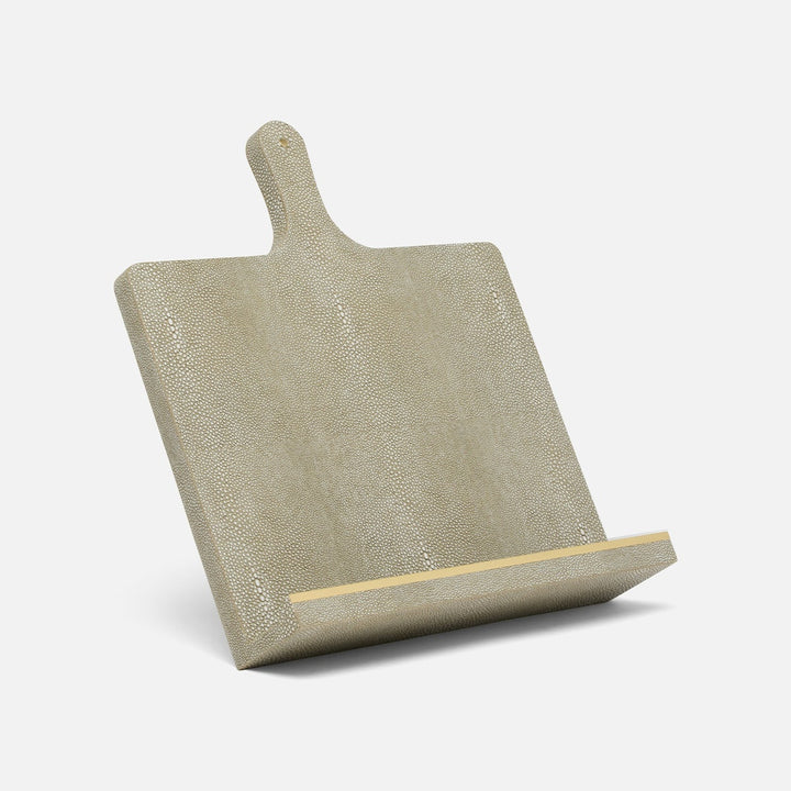 Alton Sand Recipe Stand W/ Handle Realistic Faux Shagreen