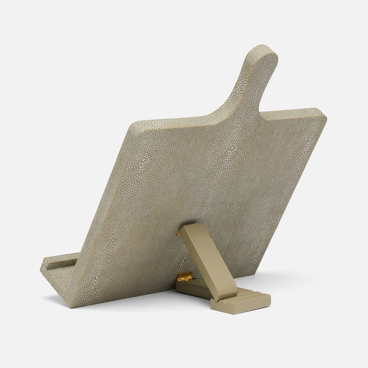 Alton Sand Recipe Stand W/ Handle Realistic Faux Shagreen