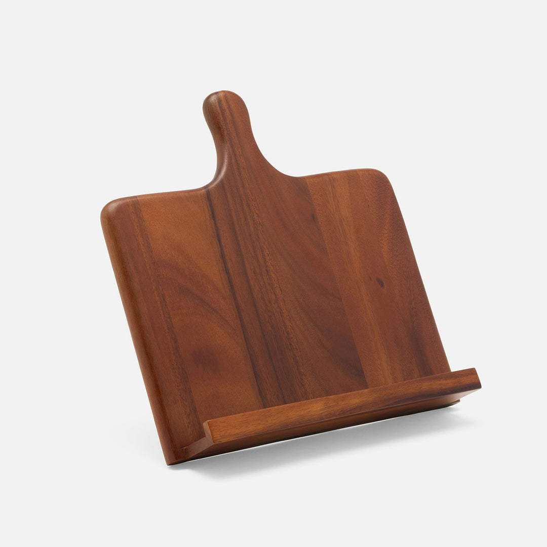 Bronwyn Natural Acacia Recipe Stand W/ Handle Wood