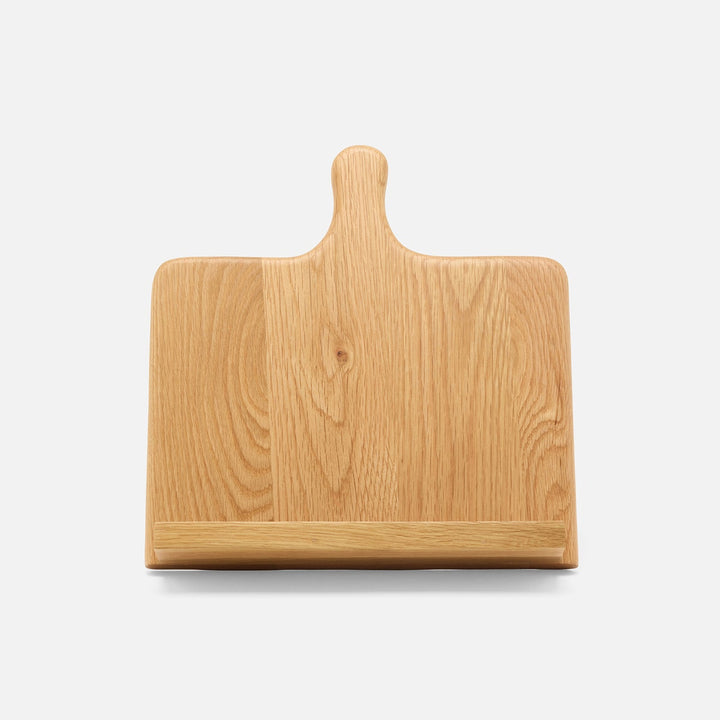 Bronwyn Natural Oak Recipe Stand W/ Handle Wood