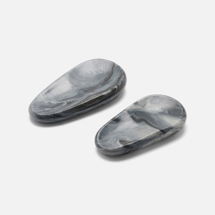 Neya Gray Spoon Rest Marble Set/2