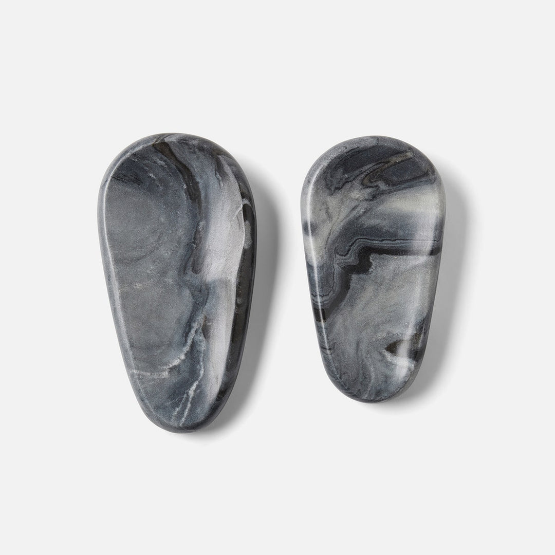 Neya Gray Spoon Rest Marble Set/2