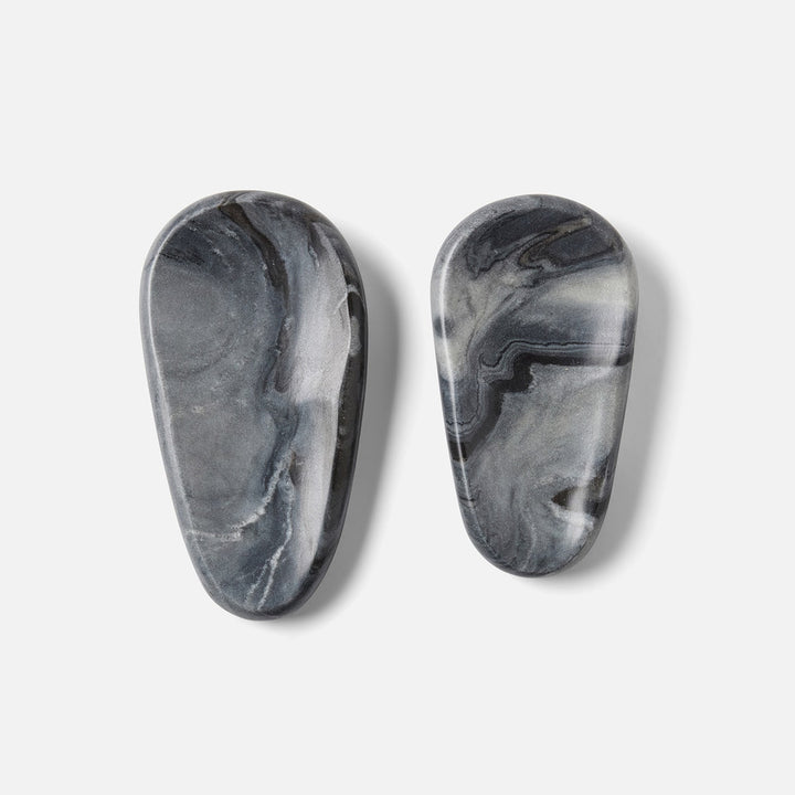 Neya Gray Spoon Rest Marble Set/2
