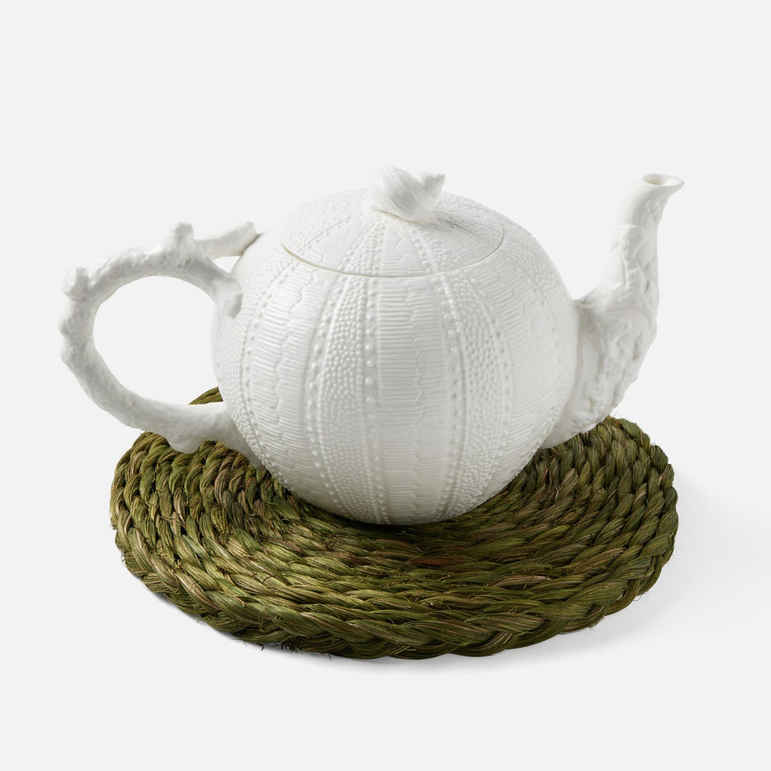 Reid Green Round Pot Trivets Abaca Set/2