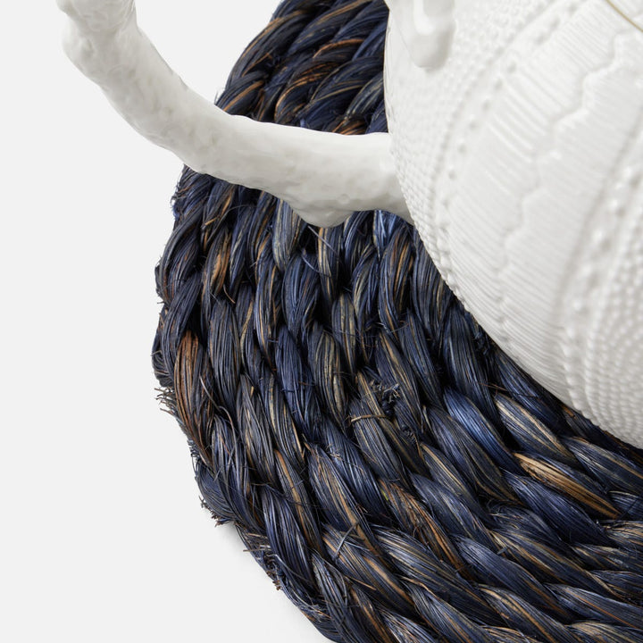 Reid Navy Round Pot Trivets Abaca Set/2