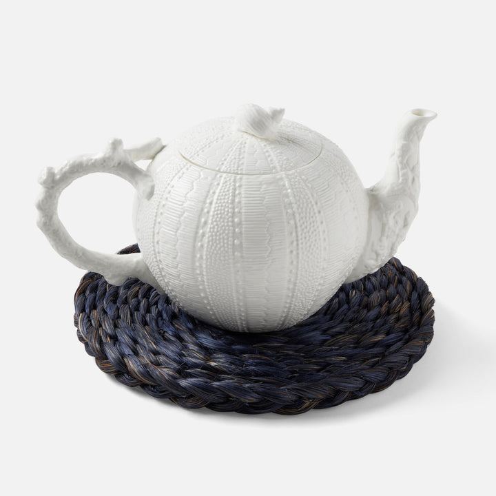 Reid Navy Round Pot Trivets Abaca Set/2