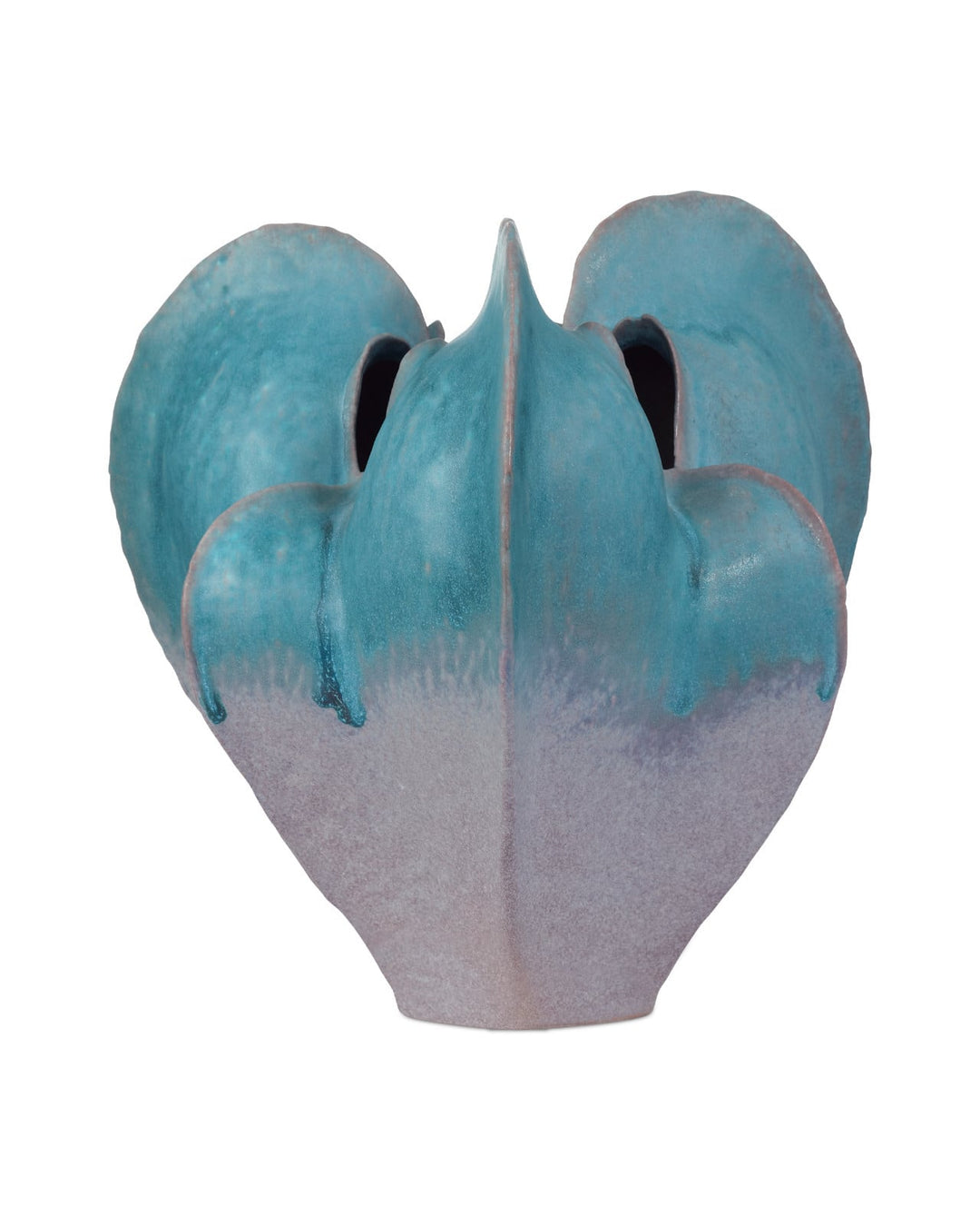 Vases Free-Form Blue Vase
