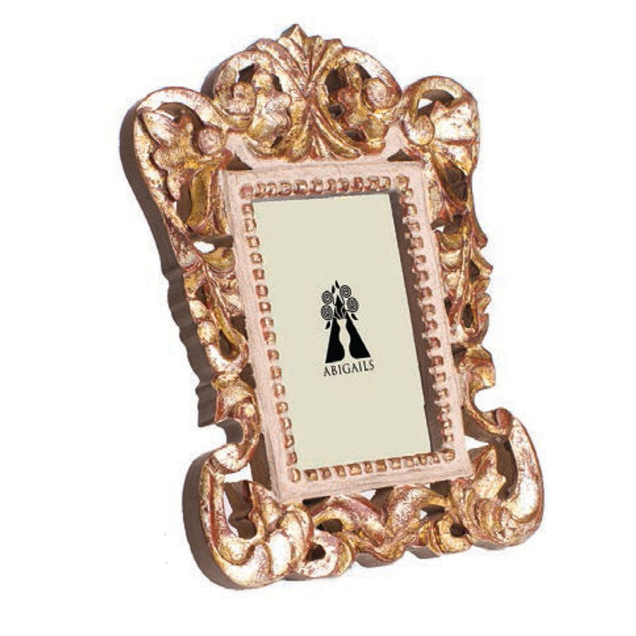 Picture Frames Vendome Frame, Gray/Gold Leaf Set of 2