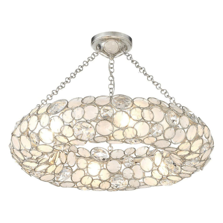 Palla 6 Light Semi Flush-Crystorama Lighting Company-CRYSTO-525-SA_CEILING-Flush Mounts-1-France and Son