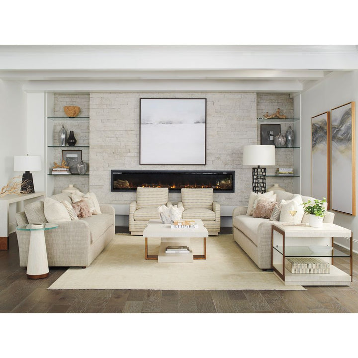 Side Tables Castlewood Glass Top Accent Table - Monterey