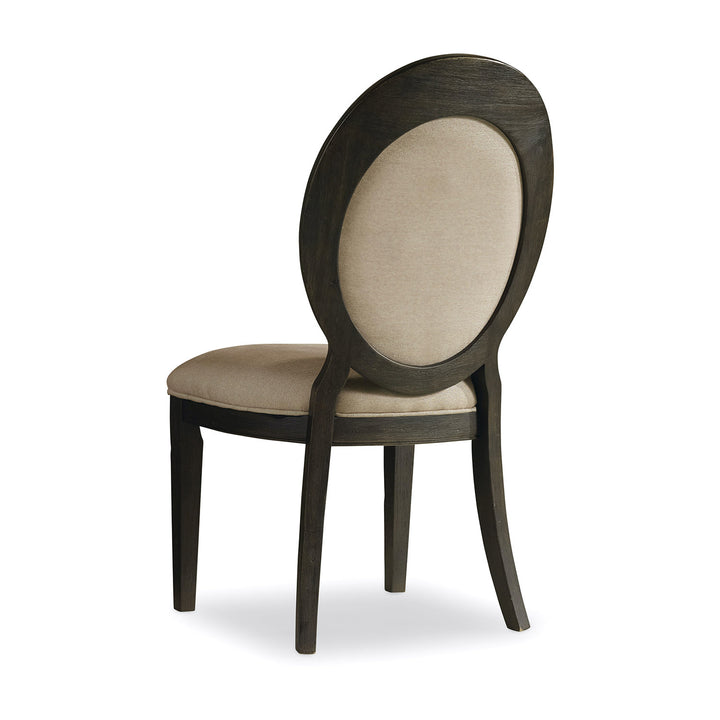 Corsica Dark Oval Back Side Chair-Hooker-HOOKER-5280-75412-Dining Chairs-1-France and Son