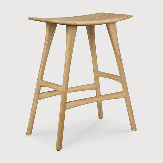Osso Bar & Counter Stool - No upholstery, Counter Height, Oak view