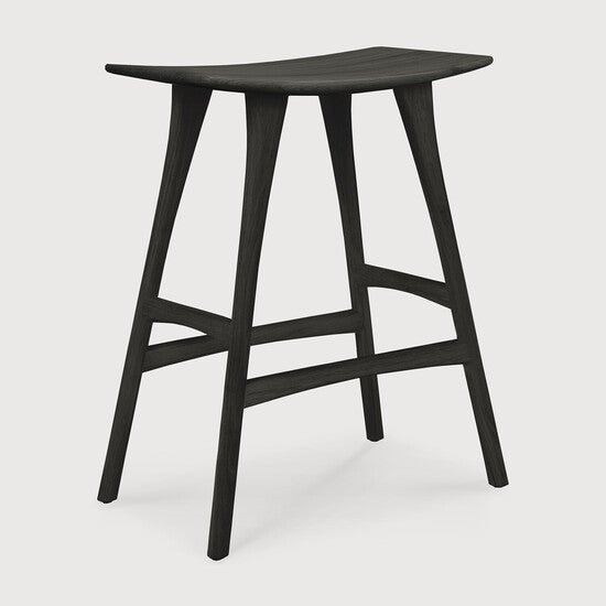 Osso Bar & Counter Stool - No upholstery, Counter Height, Oak black view