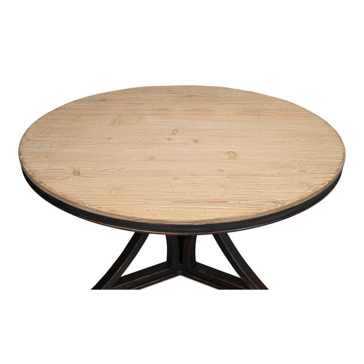 Flying Buttress Dining Table-SARREID-SARREID-53057-Dining TablesWhite Transitional-5-France and Son