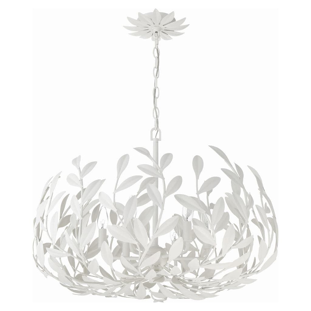 Broche 6 Light Chandelier-Crystorama Lighting Company-CRYSTO-533-GA-ChandeliersGold-7-France and Son