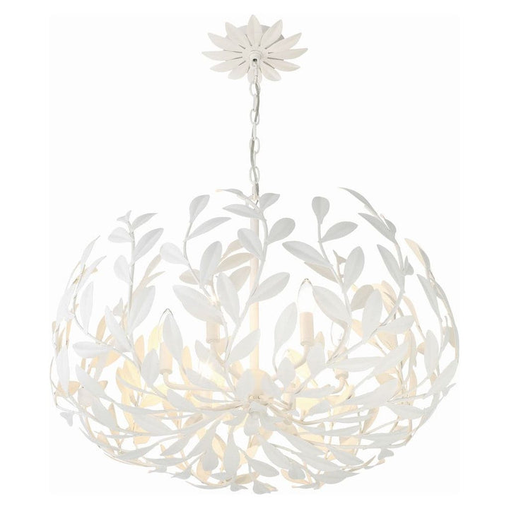 Broche 6 Light Chandelier-Crystorama Lighting Company-CRYSTO-533-GA-ChandeliersGold-8-France and Son