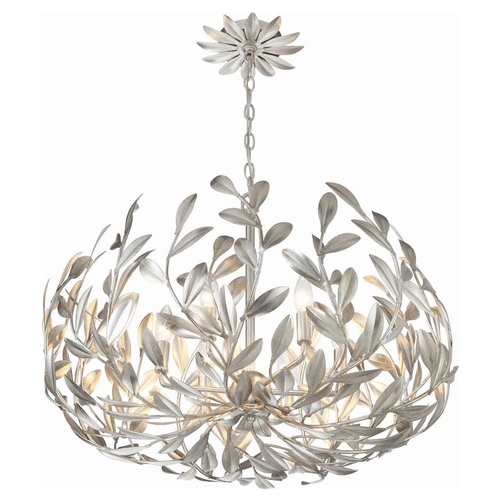 Broche 6 Light Chandelier-Crystorama Lighting Company-CRYSTO-533-GA-ChandeliersGold-12-France and Son