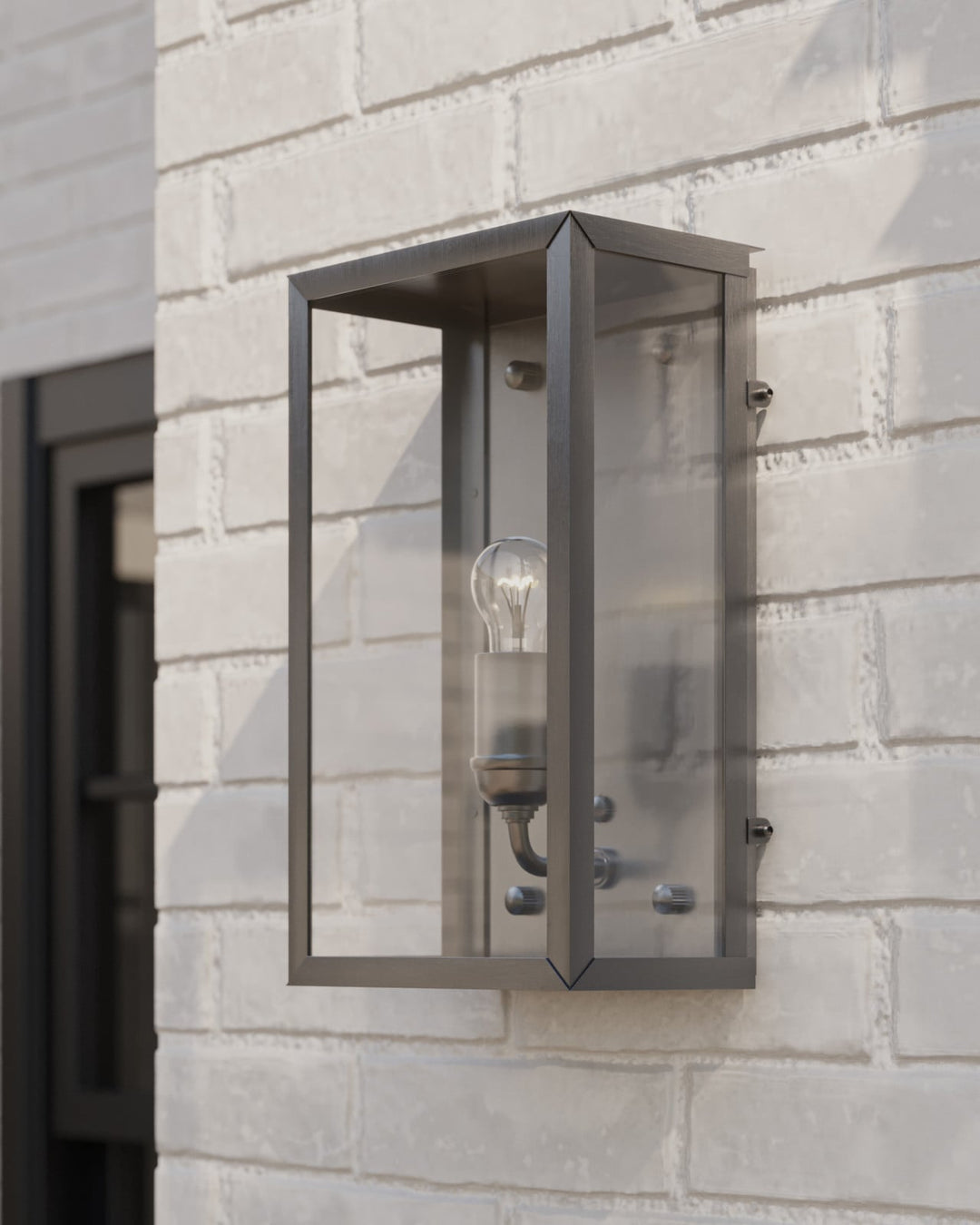 Outdoor Wall Sconces Royster Silver Outdoor Wall Sconce