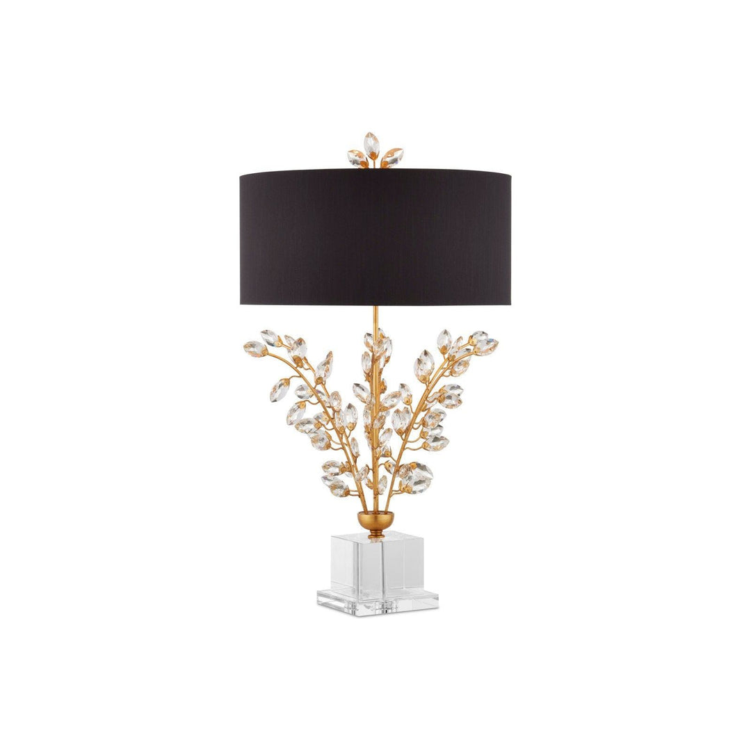 Forget-Me-Not Gold Table Lamp