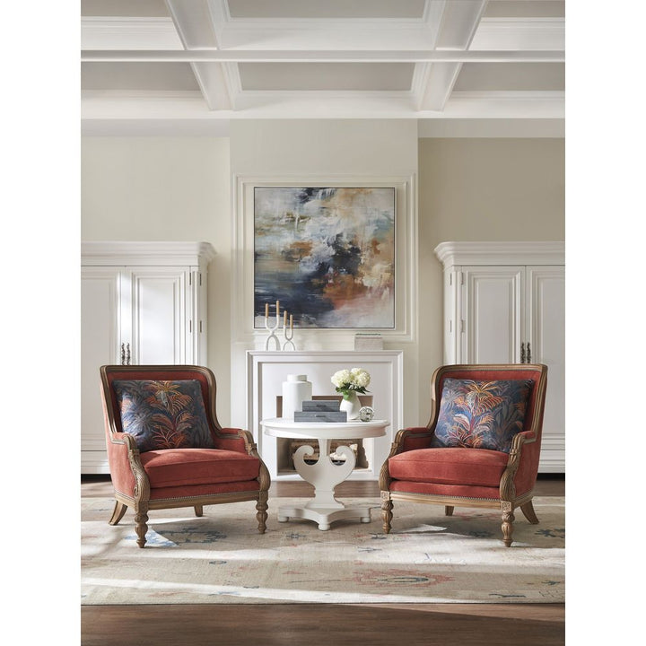 Side Tables Athenia Center Table - Polo Mallet White