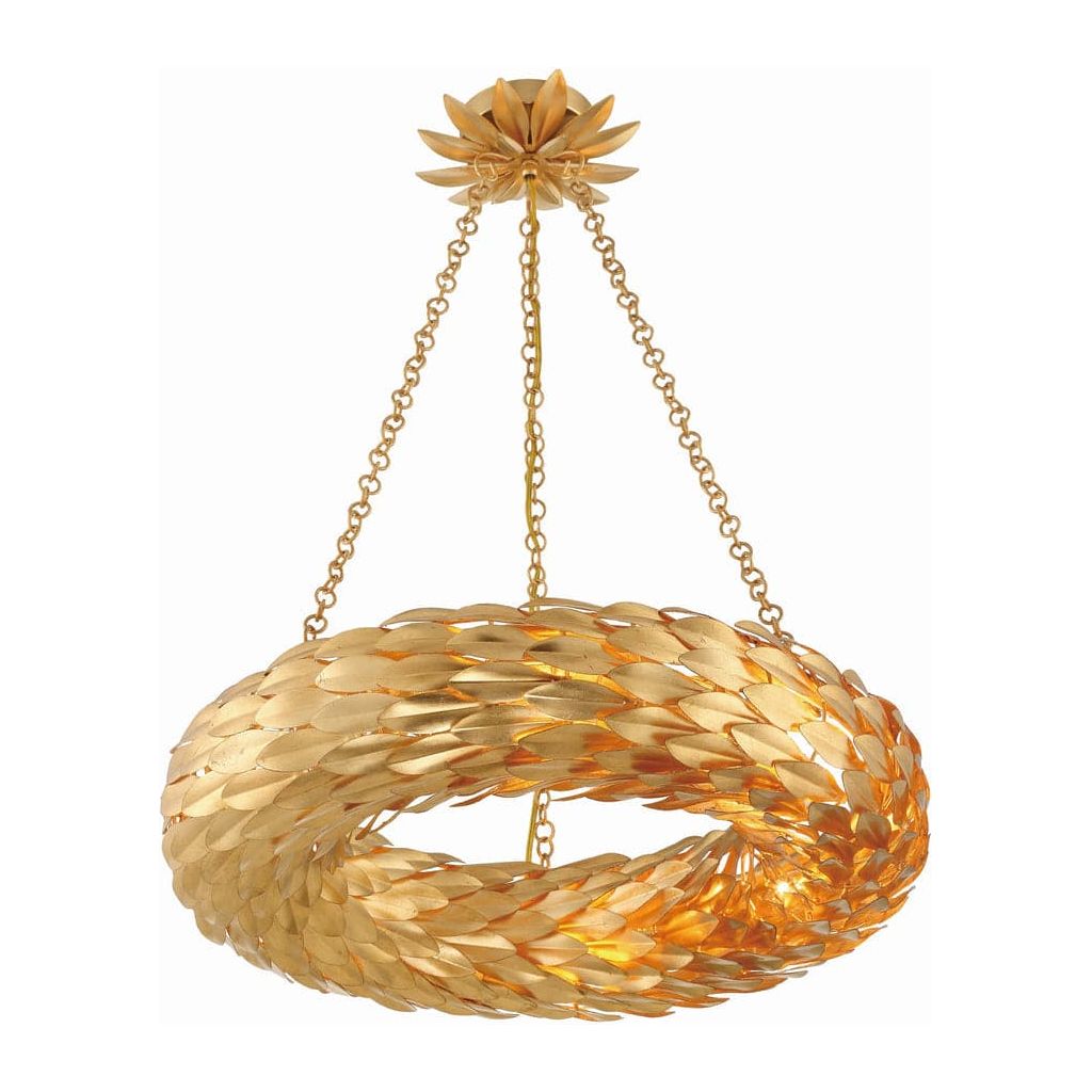 Broche Collection-Crystorama Lighting Company-CRYSTO-536-GA_CEILING-ChandeliersAntique Gold-6 Light-3-France and Son