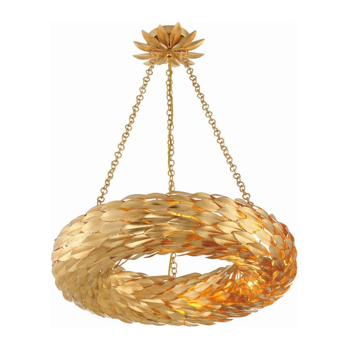 Broche Collection-Crystorama Lighting Company-CRYSTO-536-GA_CEILING-ChandeliersAntique Gold-6 Light-3-France and Son