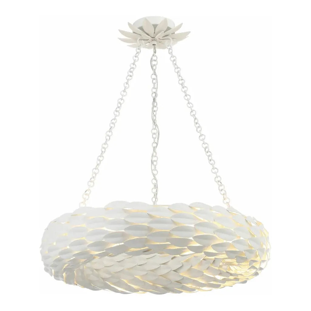 Broche 6 Light Pendant-Crystorama Lighting Company-CRYSTO-536-GA-PendantsAntique Gold-6-France and Son