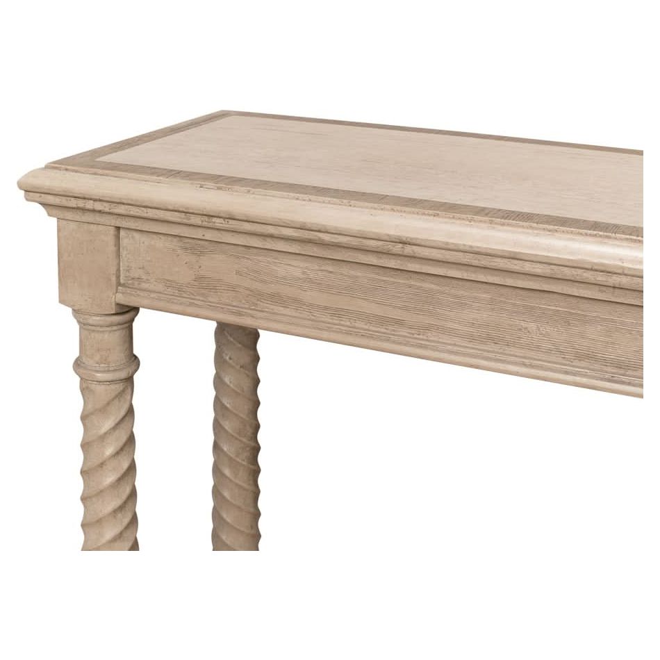 Sierra Equestrian Console Table, Barn Grey