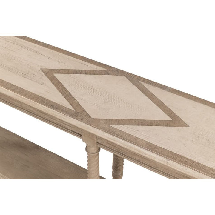 Sierra Equestrian Console Table, Barn Grey