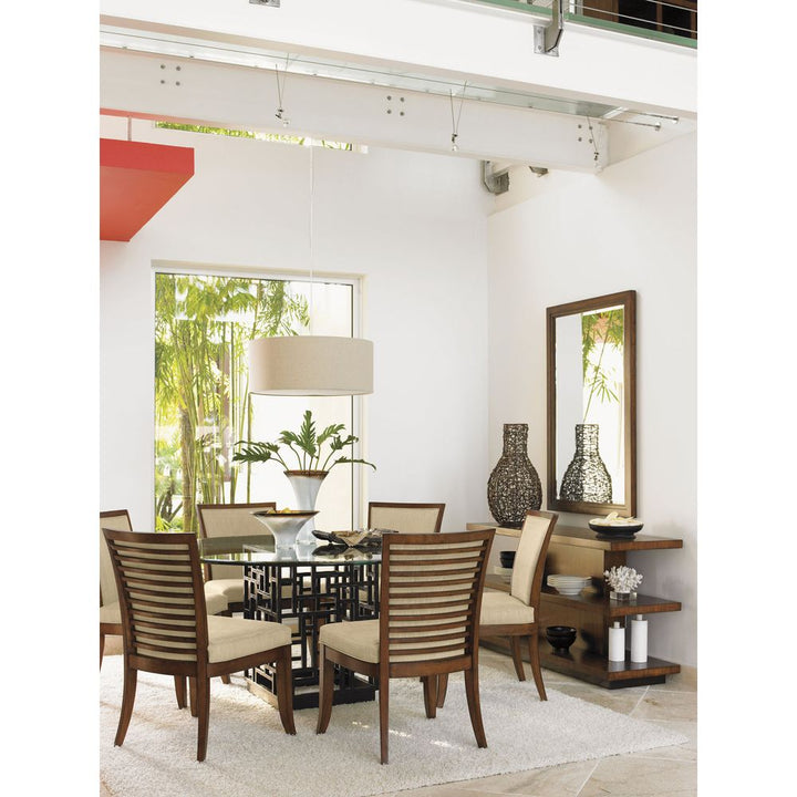 Dining Tables South Sea Dining Table With 60 Inch Glass Top - Bali