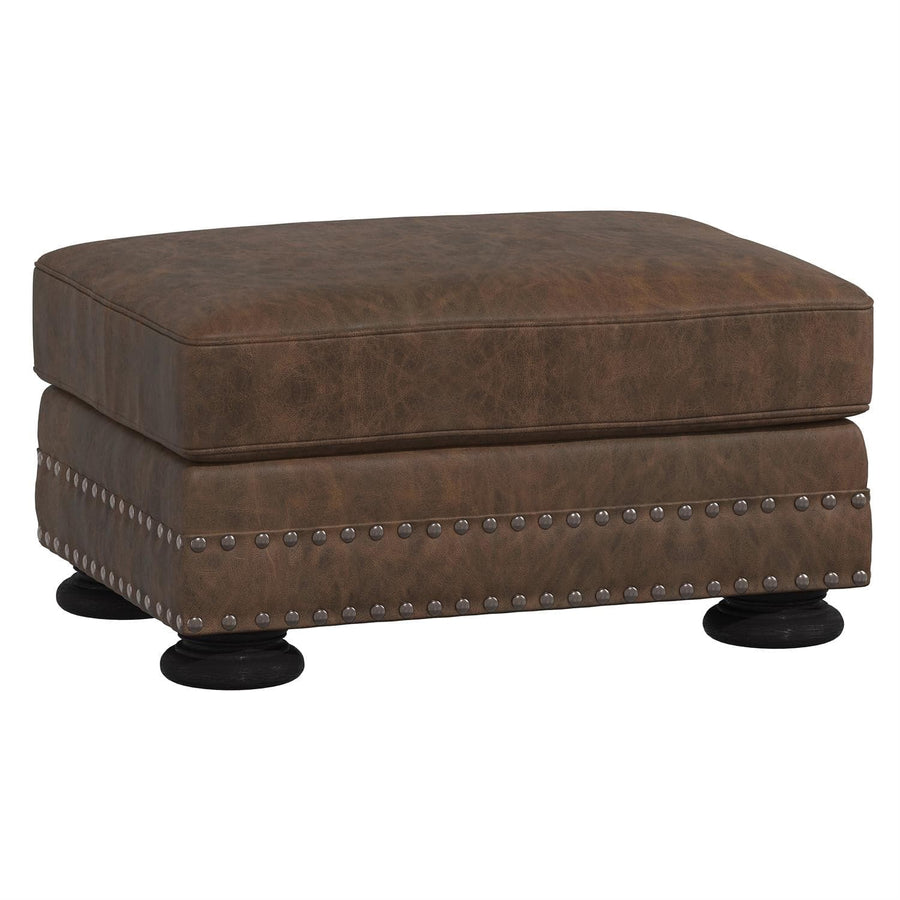 Foster Leather Ottoman-Bernhardt-BHDT-5371LMO-Stools & Ottomans-1-France and Son
