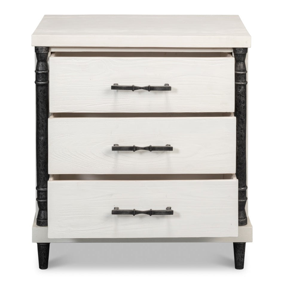 Elegance Nightstand-SARREID-SARREID-53761-Nightstands-2-France and Son