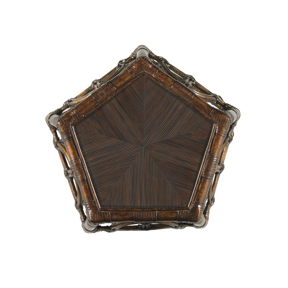 Oval Reef Accent Table - Tortoise Shell