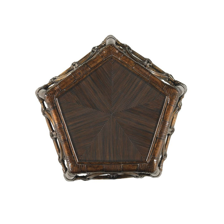 Oval Reef Accent Table - Tortoise Shell