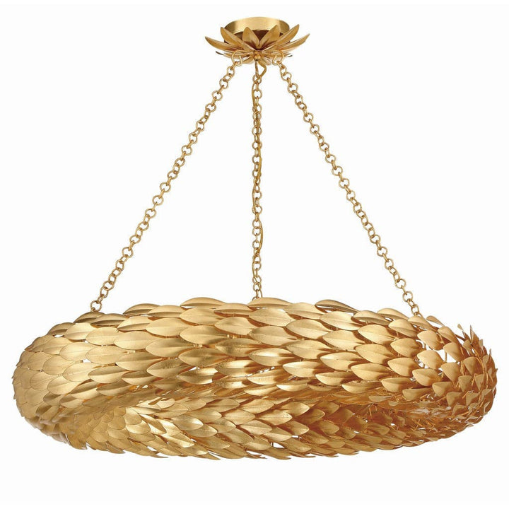 Broche Collection-Crystorama Lighting Company-CRYSTO-536-GA_CEILING-ChandeliersAntique Gold-6 Light-15-France and Son