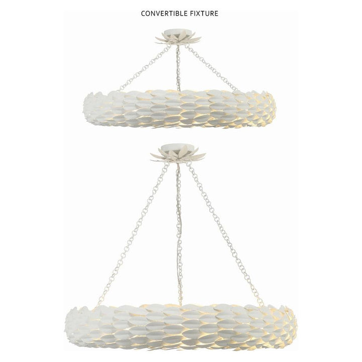 Broche Collection-Crystorama Lighting Company-CRYSTO-536-GA_CEILING-ChandeliersAntique Gold-6 Light-20-France and Son